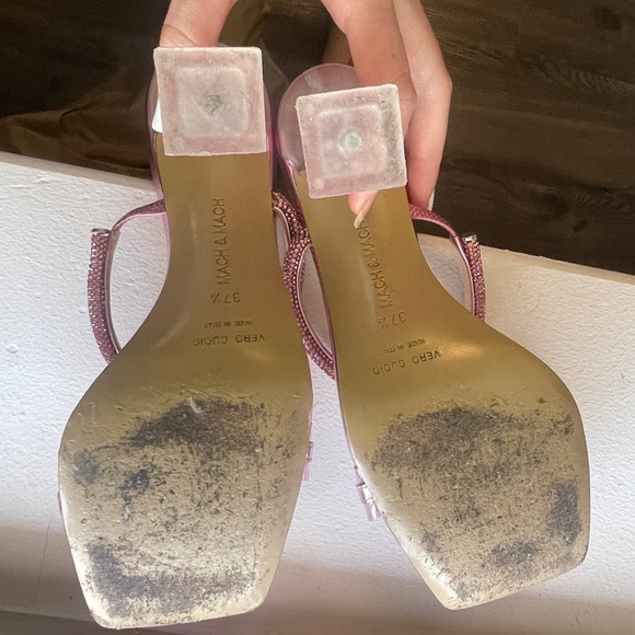 Mach & Mach Authentic Crystal Flower Slide Sandal (Women) - Picture 6 of 14